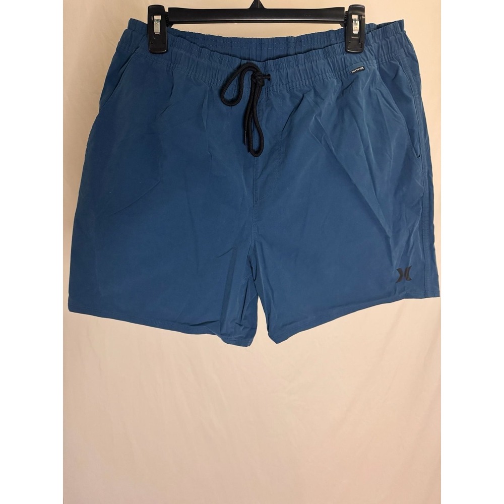 Hurley - Board Shorts Elastic Waist Drawstring - Blue‎ - XL - Mens